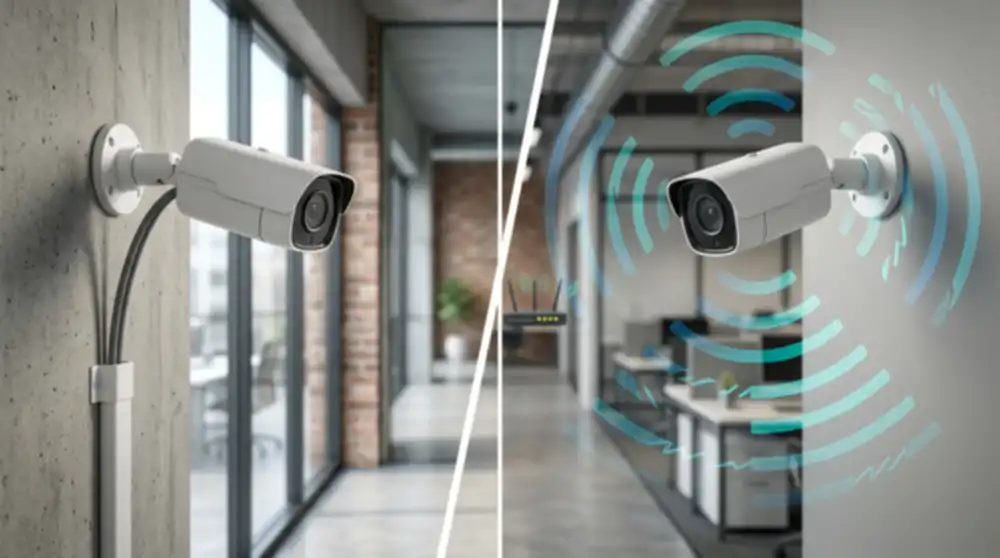 Cámaras de vigilancia WiFi o por cable: ¿cuál es mejor?